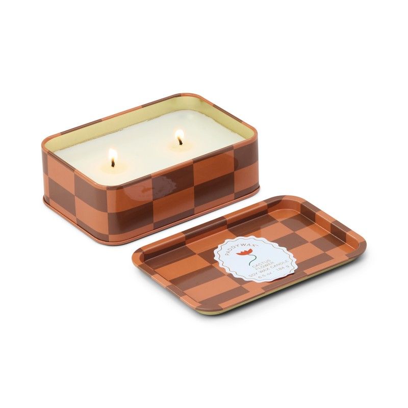 A Dopo printed tin candle - cactus flower | Paddywax