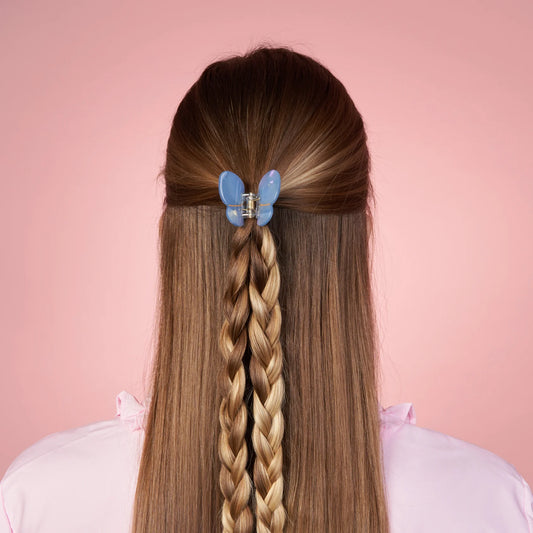 Butterfly - mini hair claw - lavender blue | Coucou Suzette