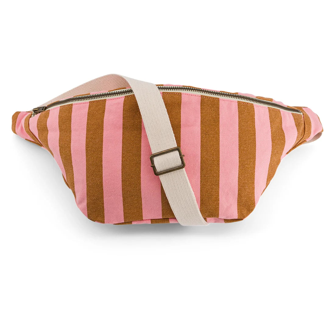Banana bag - Caramel / Strawberry Stripes | Rose in April