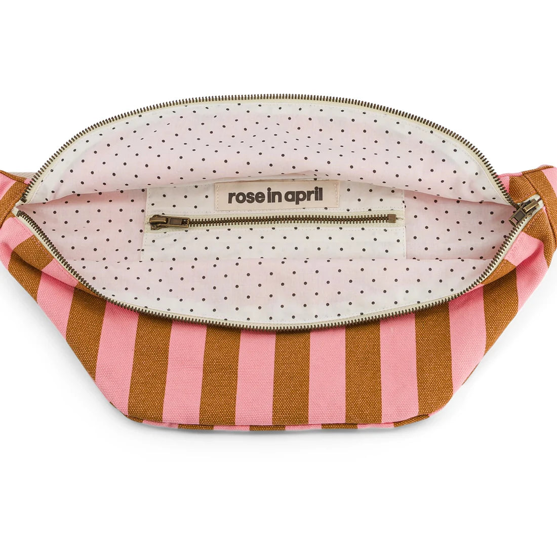 Banana bag - Caramel / Strawberry Stripes | Rose in April