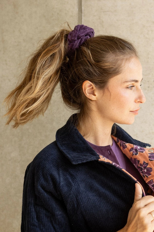 Big Chouchou Manju - Velours Cotélé Deep Purple | Apaches