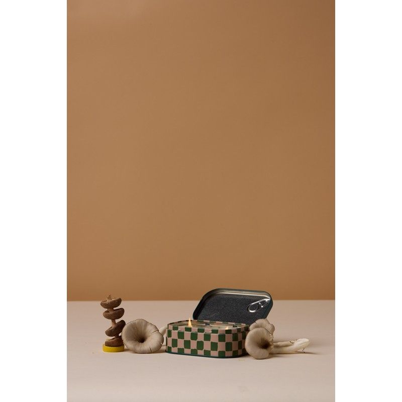 Bistro printed tin candle - 4.5 oz. - mushroom | Paddywax