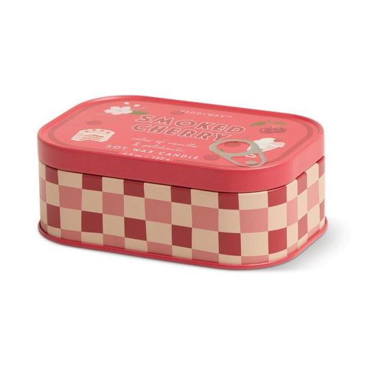 Bistro printed tin candle - Smoked Cherry | Paddywax