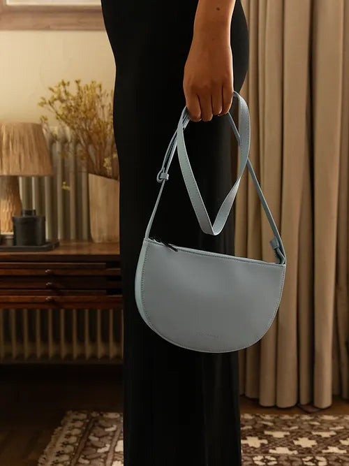 Farou half moon bag - blue sky | Monk & Anna