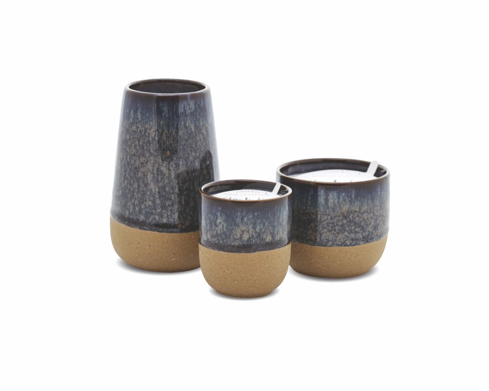 Ceramic candle - black : black fig+rose | Paddywax - de inKijk