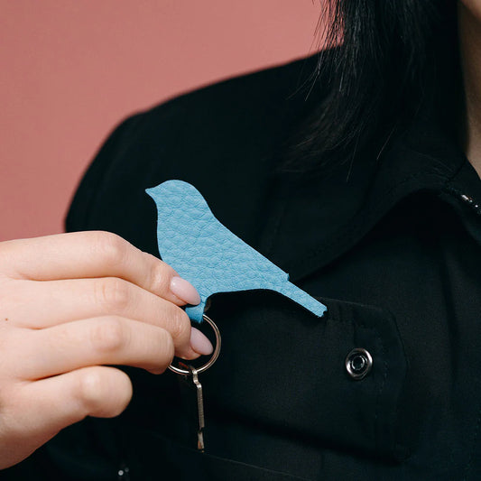 Keyring - mini tweet - Painters Blue | Keecie