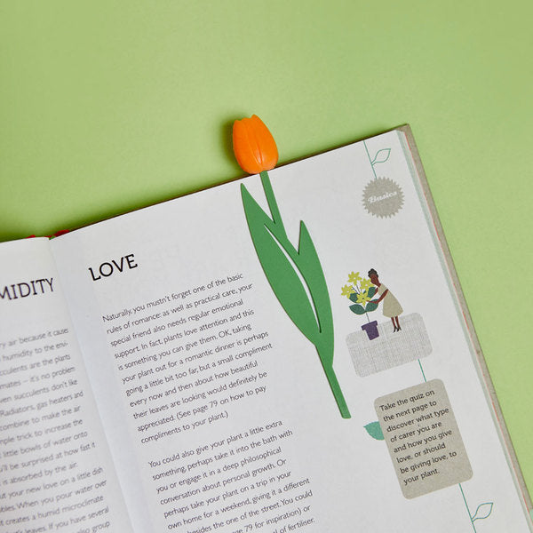 Bookmark Tulip - orange | Balvi