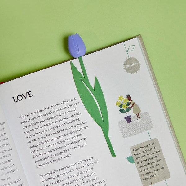 Bookmark Tulip - purple | Balvi