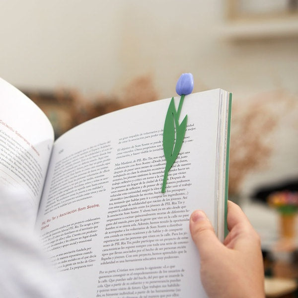 Bookmark Tulip - purple | Balvi