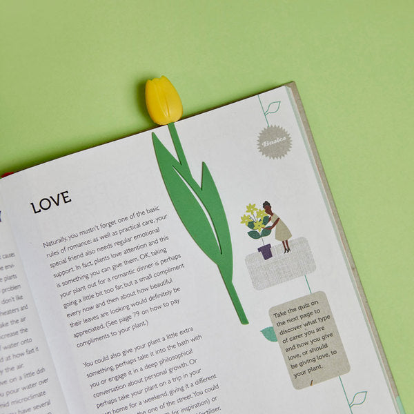 Bookmark Tulip - yellow | Balvi