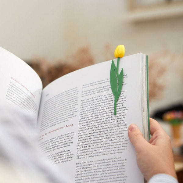 Bookmark Tulip - yellow | Balvi