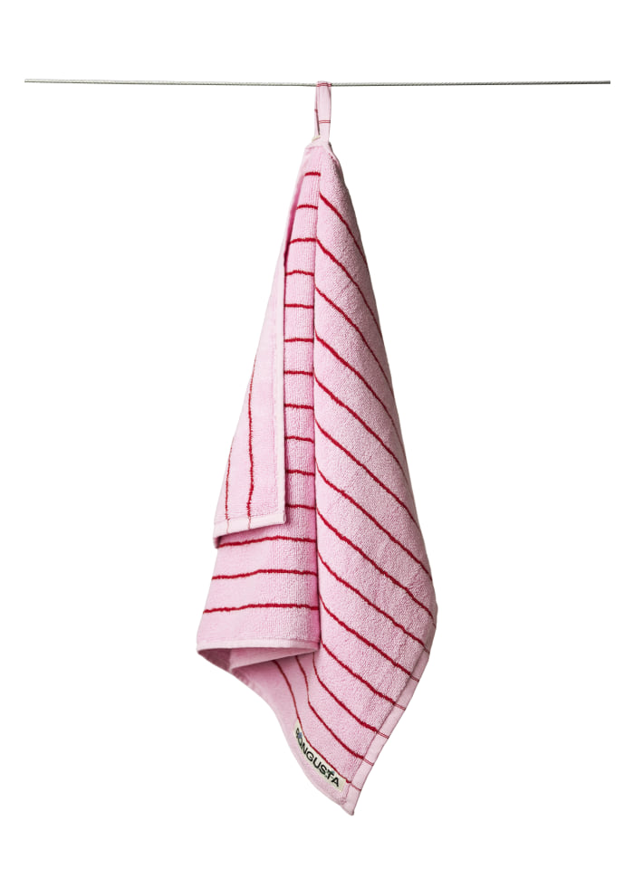 Naram guest towel - baby pink & ski patrol | Bongusta - de inKijk