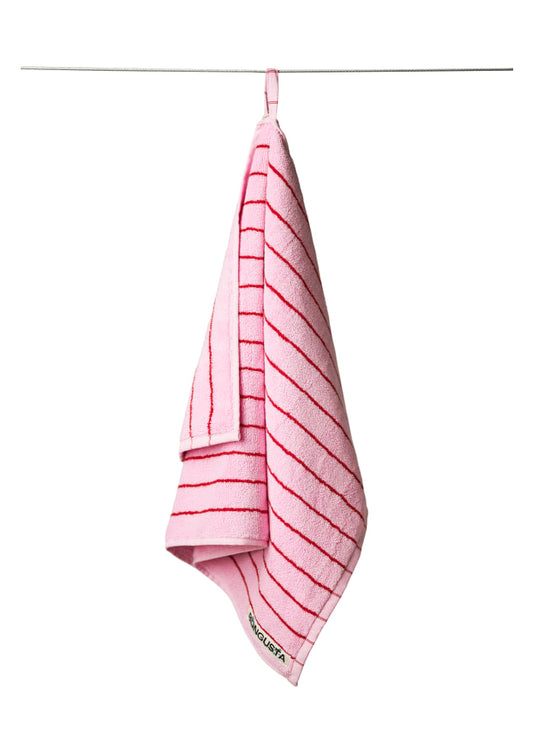 Naram guest towel - baby pink & ski patrol | Bongusta - de inKijk