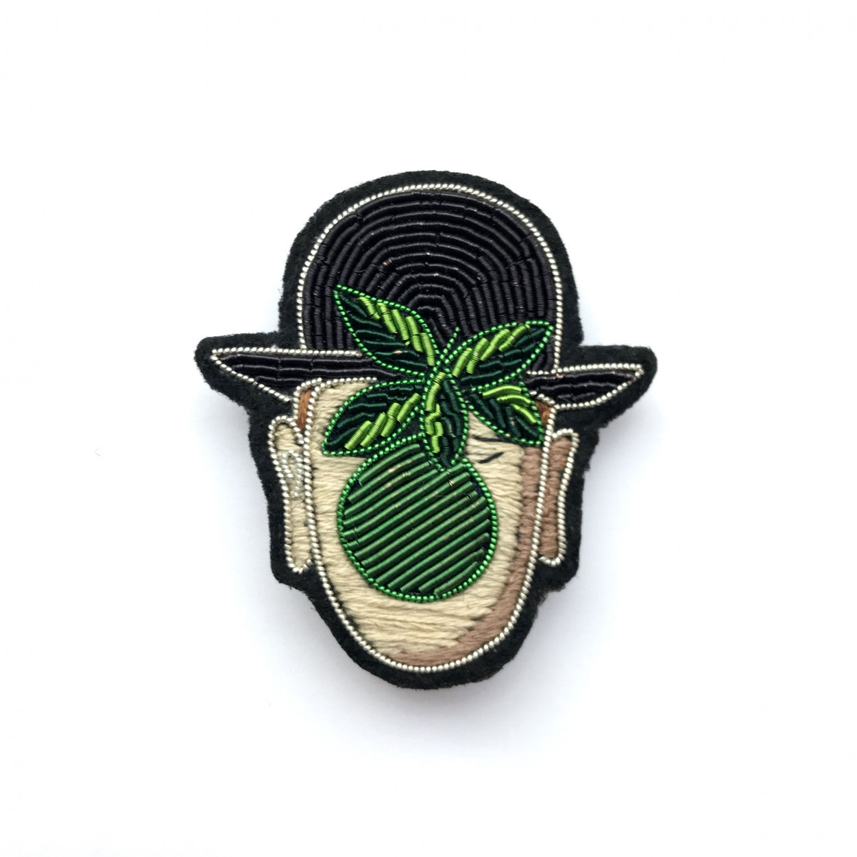 Broche Magritte - Apple Face | Macon et Lesquoy