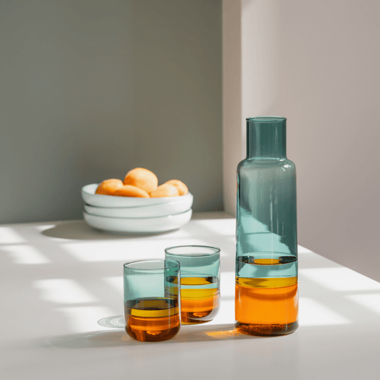 Glazen carafe - amber | Remember - de inKijk