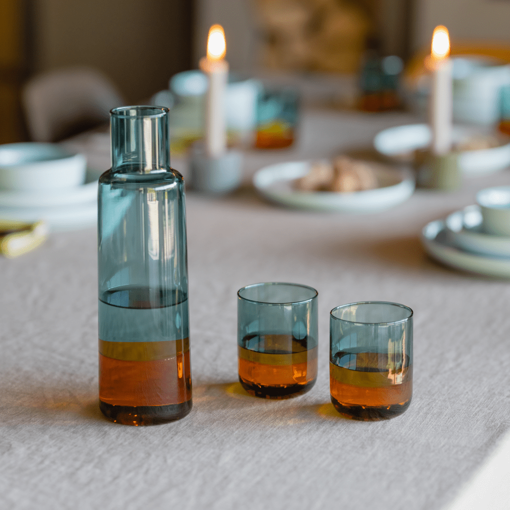 Glazen carafe - amber | Remember - de inKijk