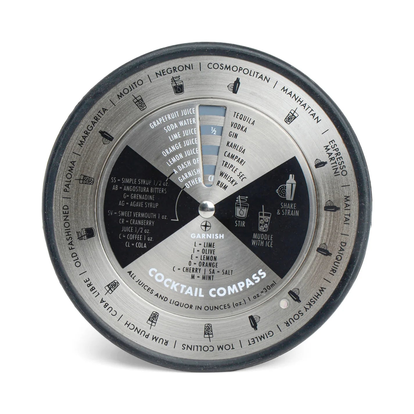 Cocktail Compass | Gentlemen's hardware