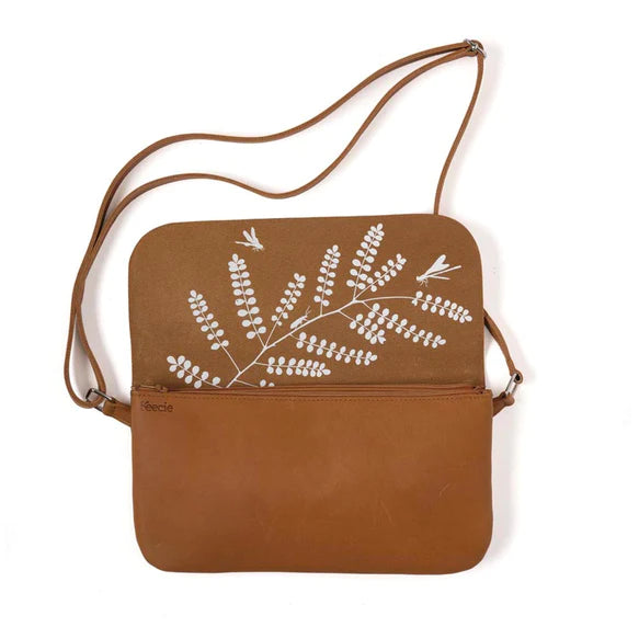Double up bag - Cognac used look | Keecie - de inKijk