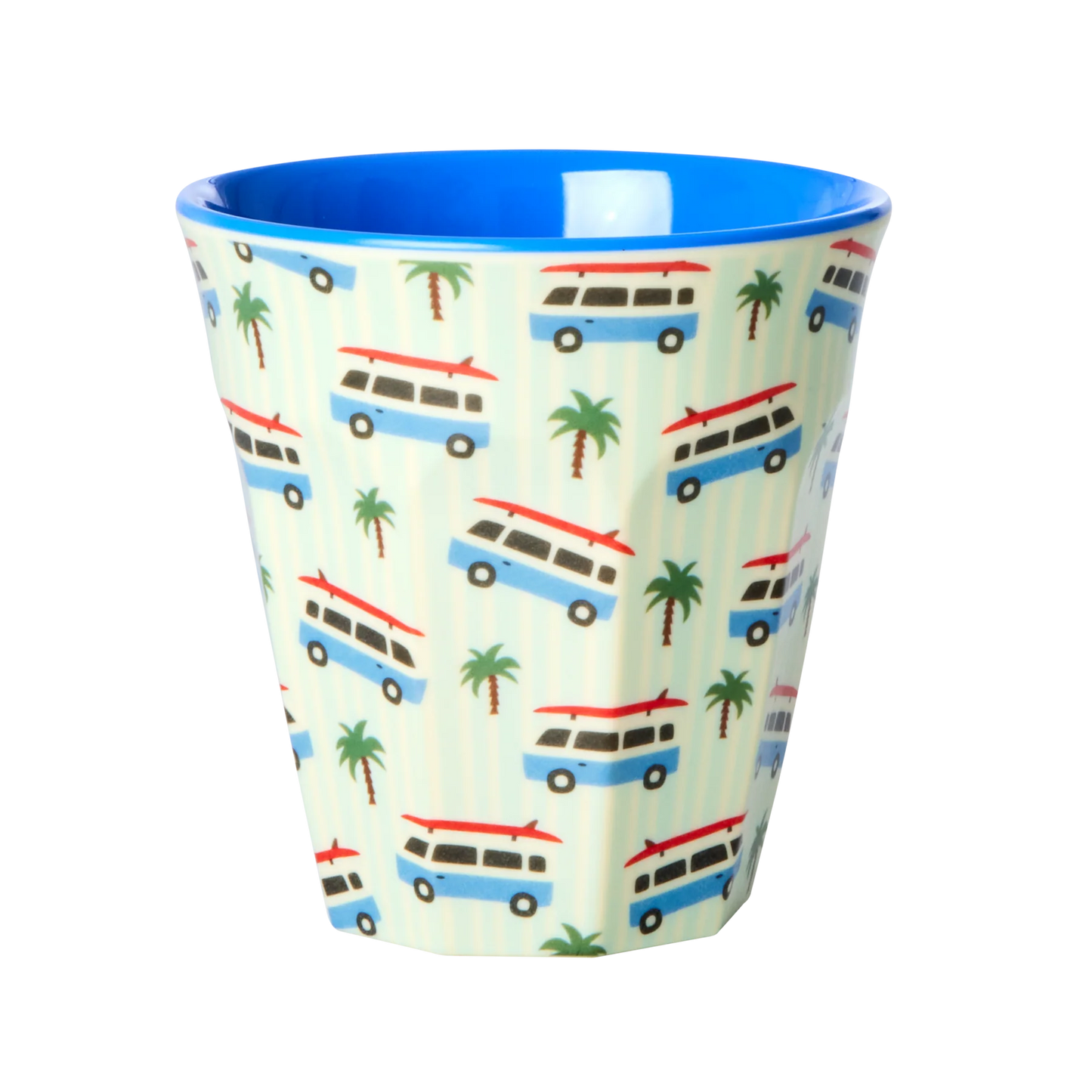 Beker car print blue | RICE