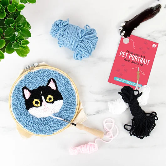 Punch needle kit - cat | Gift Republic - de inKijk