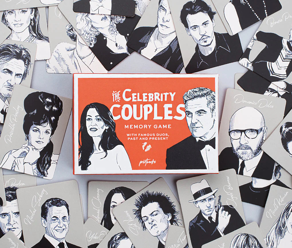 Memo game - celebrity couples | Printworks
