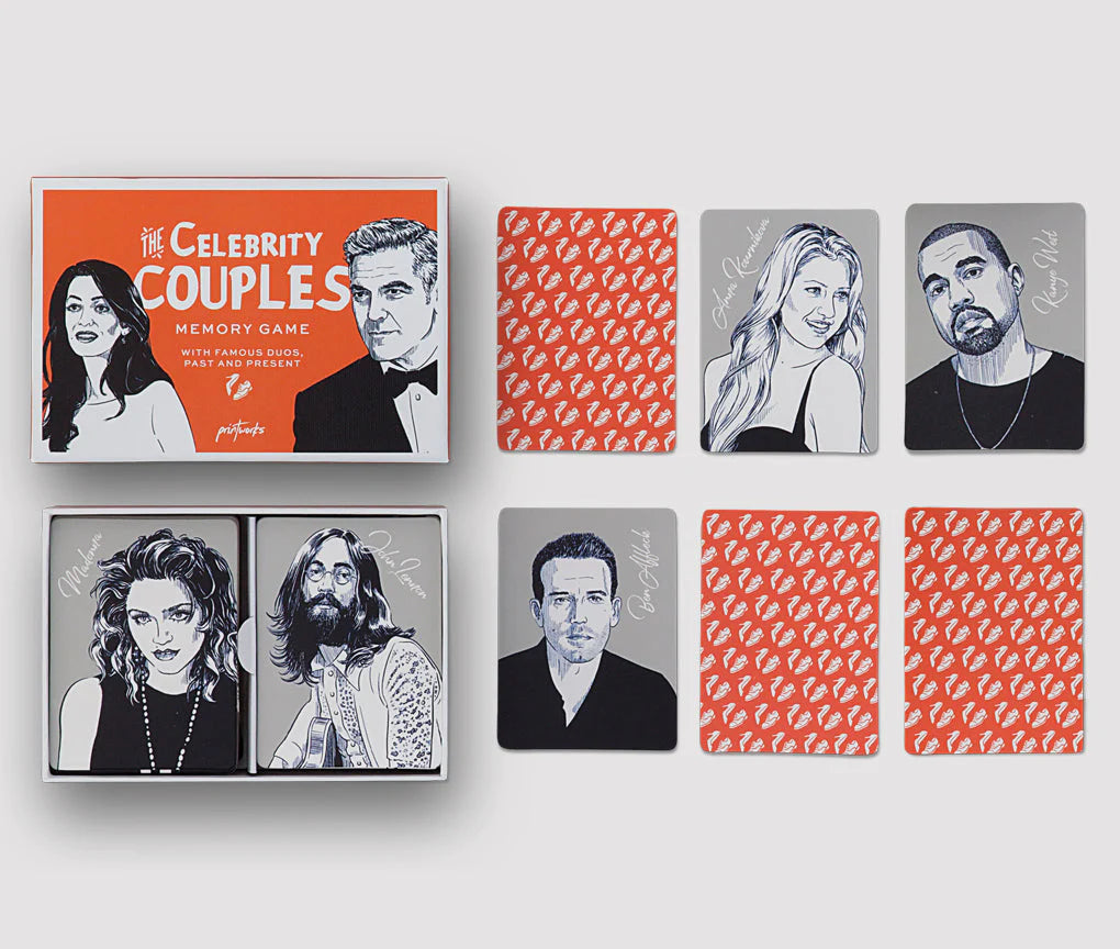 Memo game - celebrity couples | Printworks