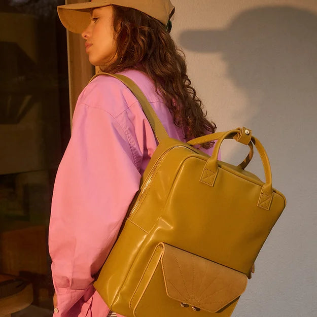 Backpack - ton sur ton - costa green | Sticky Sis - de inKijk