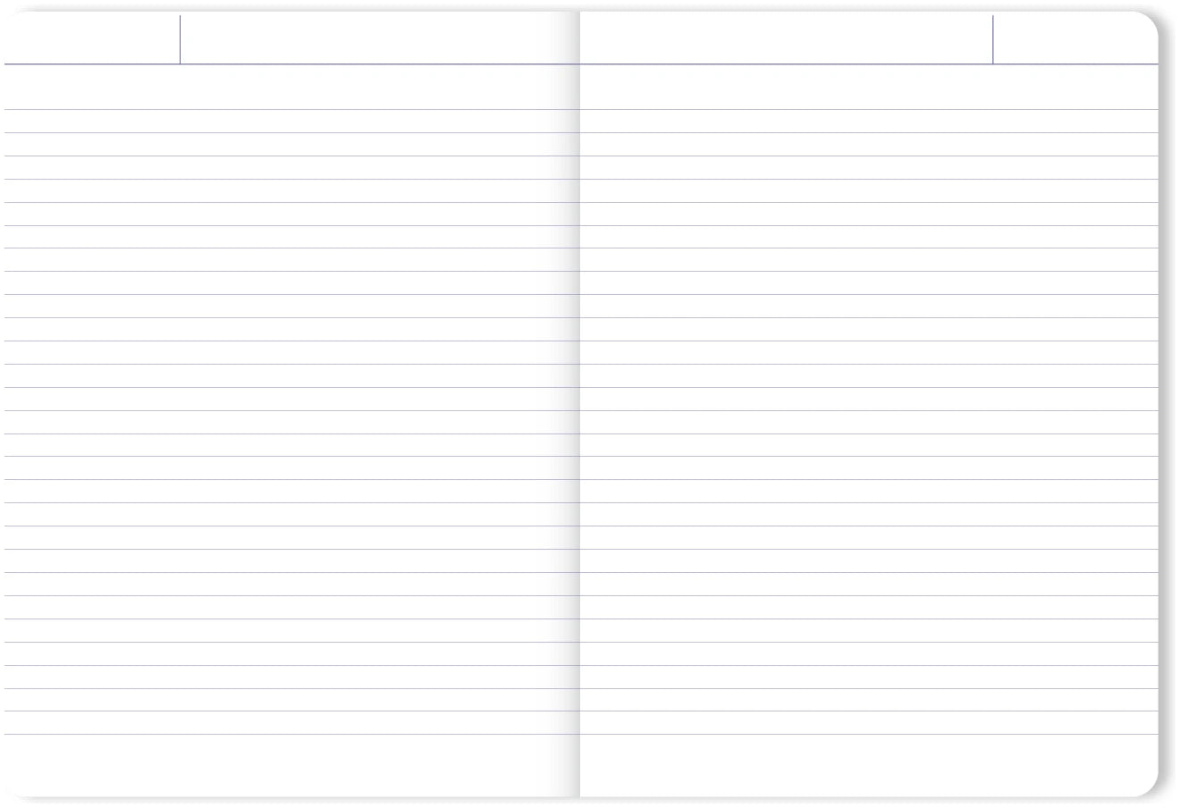 Notebook - checkered lavender | A-Journal - de inKijk