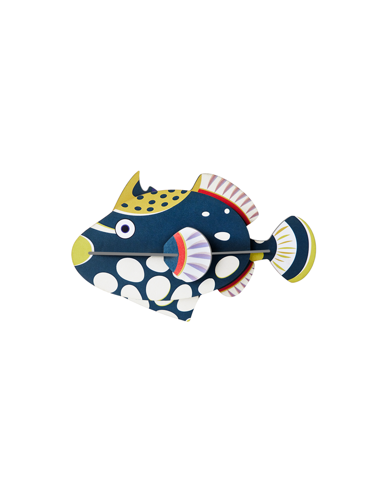 Clown Triggerfish - muurdecoratie | Studio Roof - de inKijk