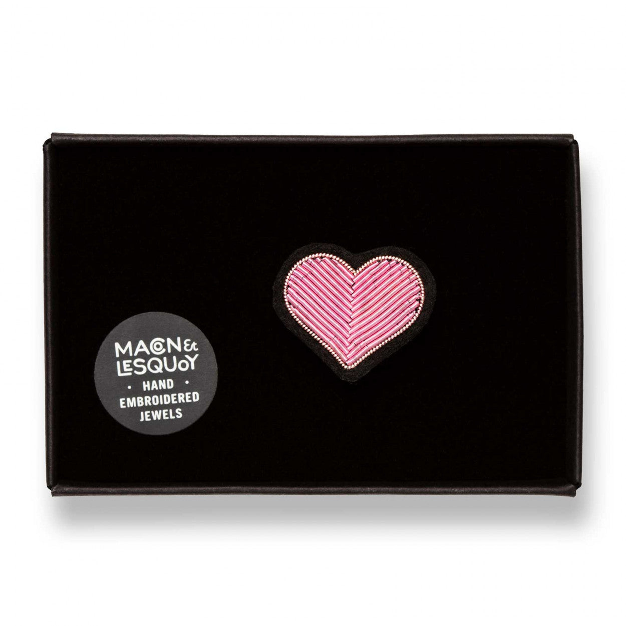 Broche - Pink Heart | Macon et Lesquoy