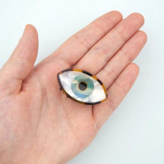 Blue eye - mini hair claw | Coucou Suzette