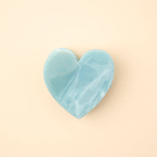 blue heart hair claw - coucou suzette