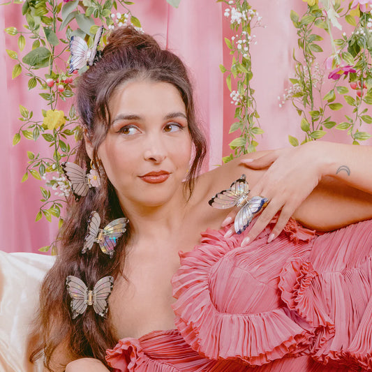 White butterfly hair claw | Coucou Suzette