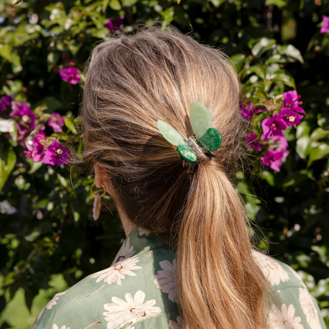 Green butterfly hair claw | Coucou Suzette