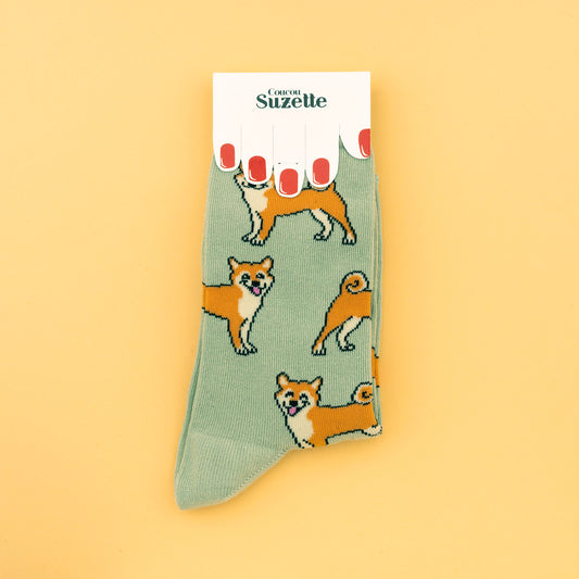 Shiba socks | Coucou Suzette