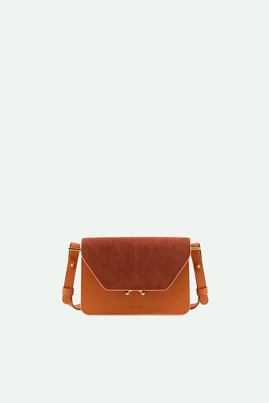 Shoulder bag - ton sur ton - croissant brown | Sticky Sis