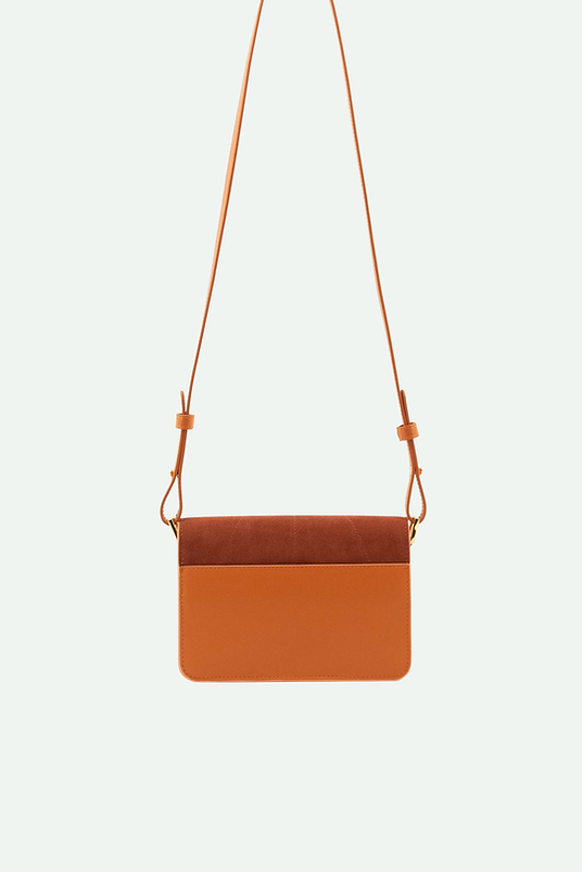 Shoulder bag - ton sur ton - croissant brown | Sticky Sis