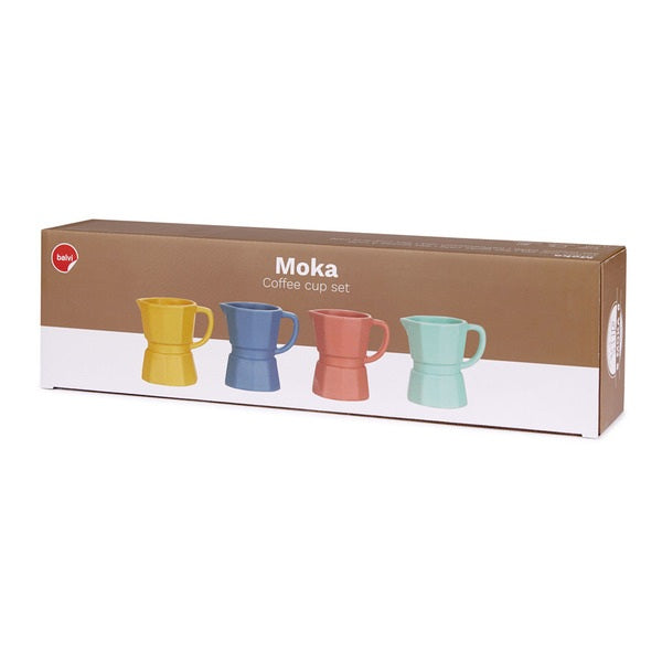 Coffee Cup Set - moka colours ceramic | Balvi