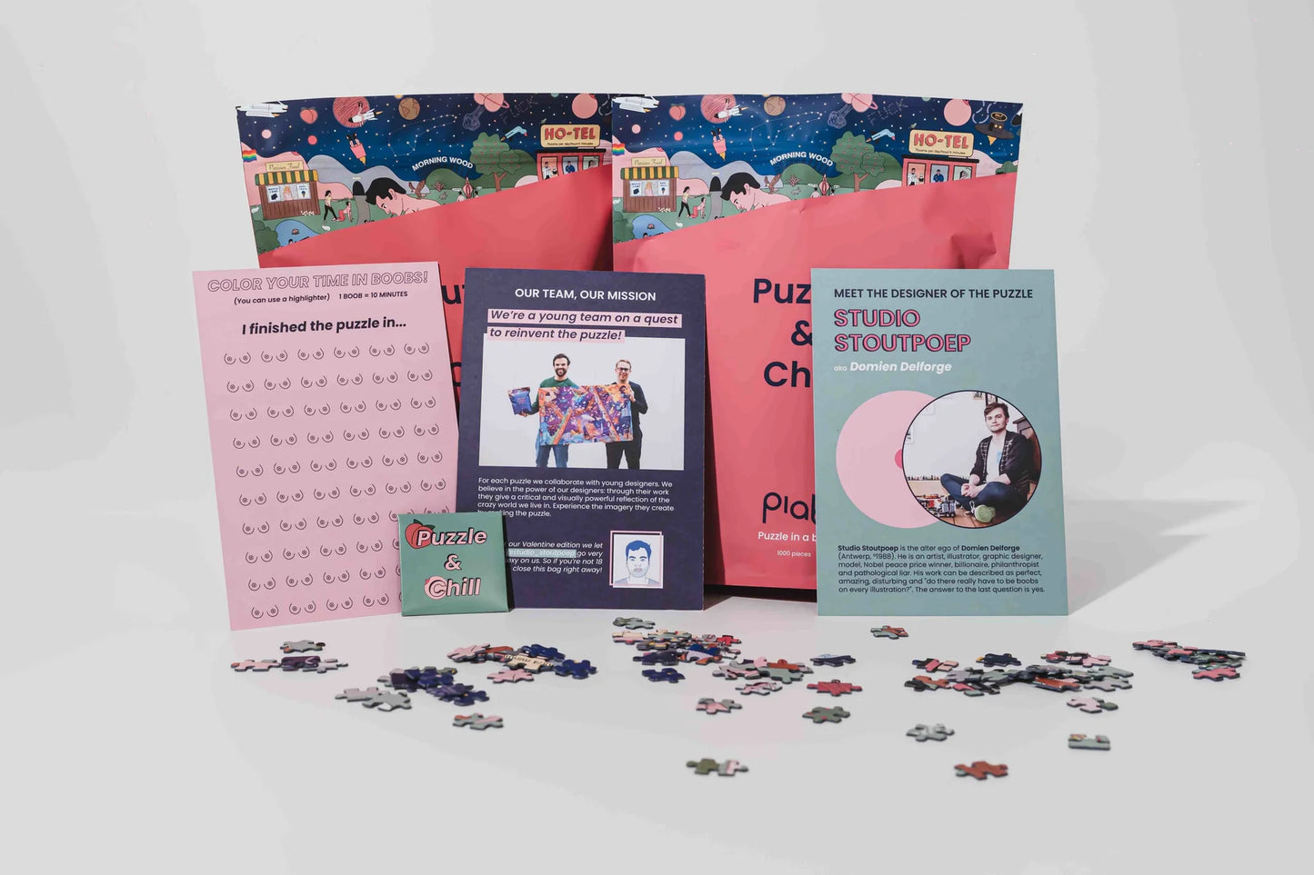 De pikante puzzel | Puzzle in a bag - de inKijk