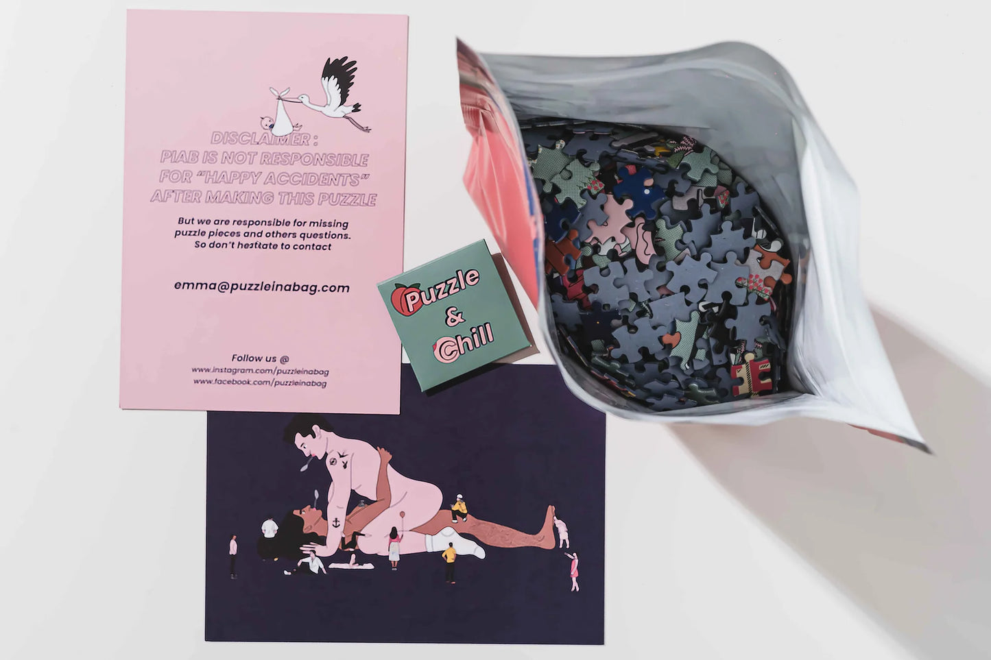 De pikante puzzel | Puzzle in a bag - de inKijk