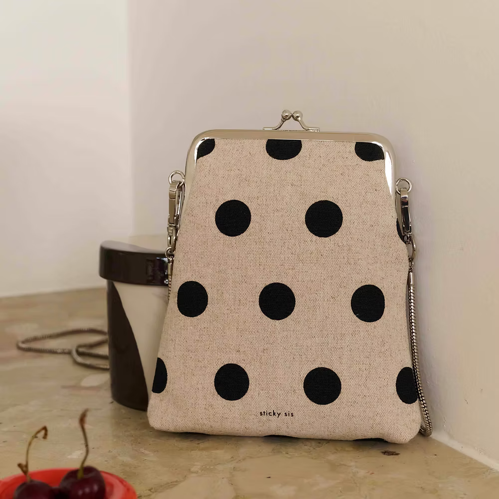 Phone wallet - club chic -dots | Sticky Sis