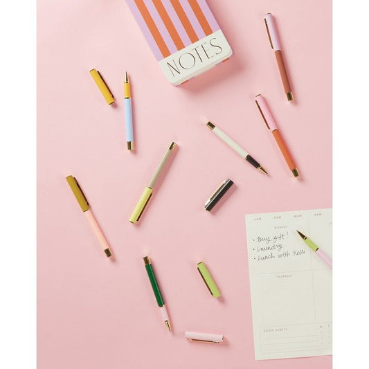 Colour Block Pens - Red Orange & Emerald (Set van 2) | Designworks Ink - de inKijk