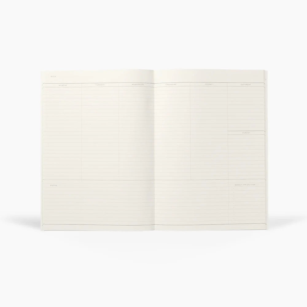 Milo weekly planner - dark green | Notem-Studio - de inKijk
