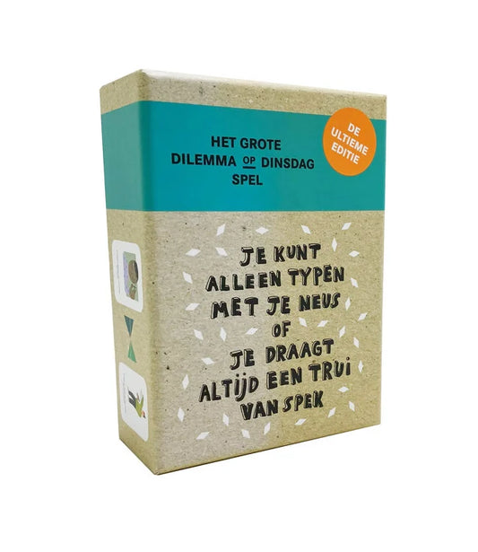 Het grote dilemma op dinsdag spel - de ultieme editie | BISpublishers - de inKijk