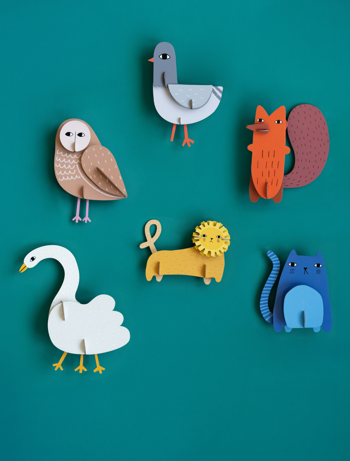 Cyril Squirrel Fox - muurdecoratie | Studio Roof