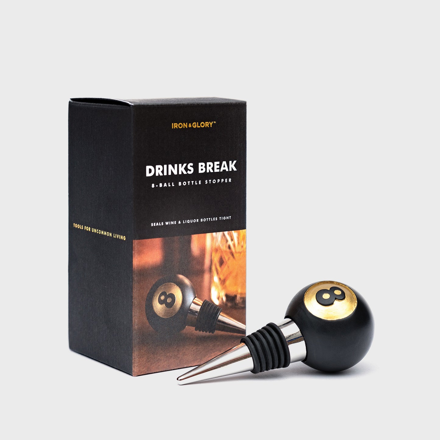 8-Ball Bottle Stopper - Drinks Break | Suck UK