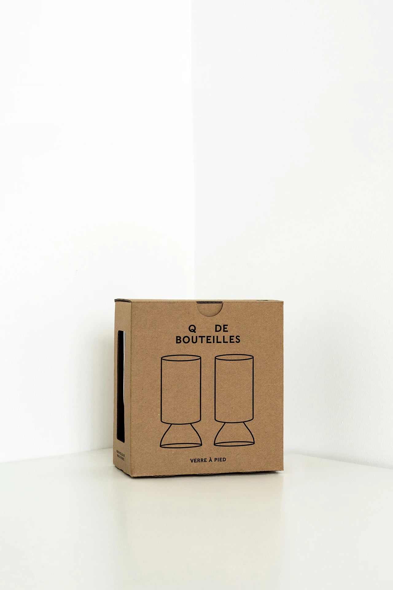 Glazen - set van 2 | Q de bouteilles - de inKijk