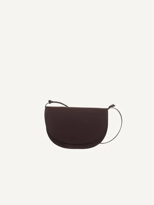 Soma half moon bag - dark wood | Monk & Anna