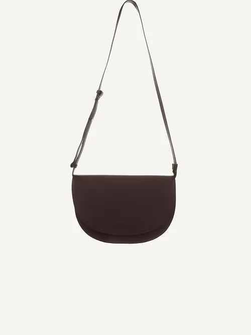 Soma half moon bag - dark wood | Monk & Anna