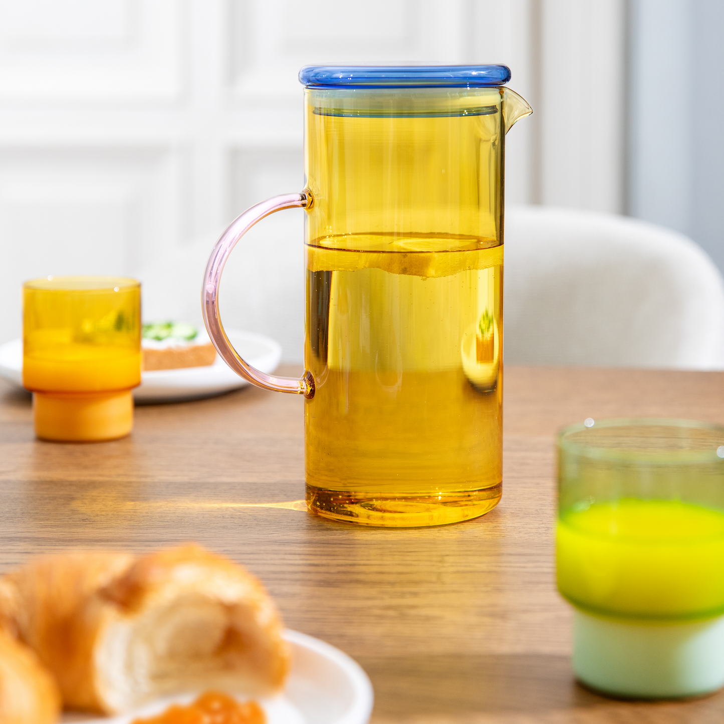 Glazen Kan Fred - Geel | Remember